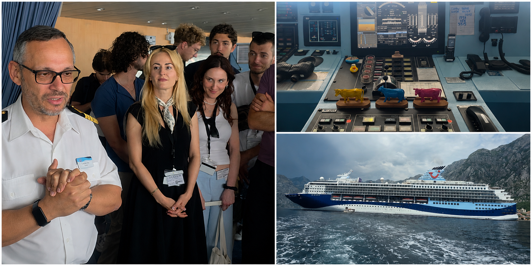 Interreg Skills, Kotor Summer School Participants Visit Marella Explorer 2 in the Bay of Kotor