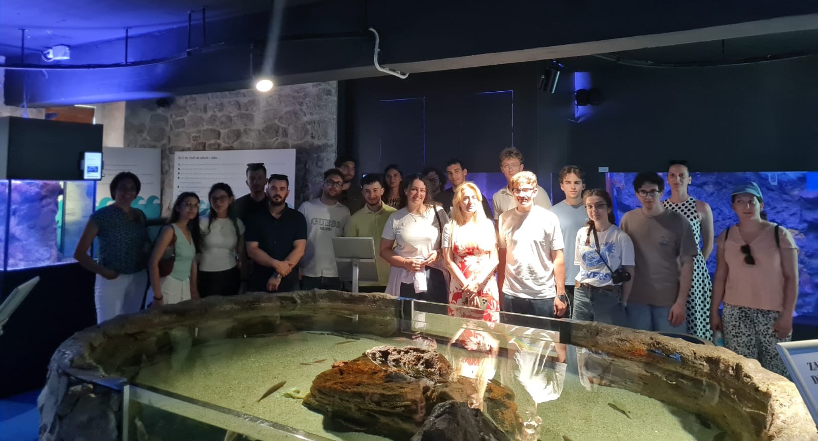 Interreg Skills, Kotor Summer School Participants Visit Aquarium Boka